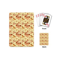 Hot-dog-pizza Playing Cards Single Design (mini) by nate14shop