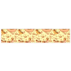 Hot-dog-pizza Small Flano Scarf by nate14shop