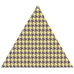 Houndstooth Wooden Puzzle Triangle by nate14shop