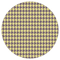 Houndstooth Round Trivet