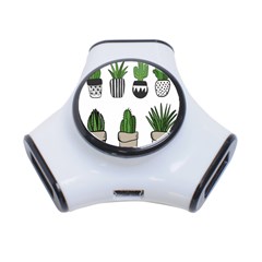 Succulents 3-port Usb Hub by nate14shop