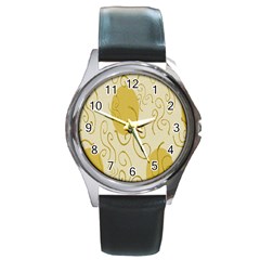 Sun Round Metal Watch by nate14shop