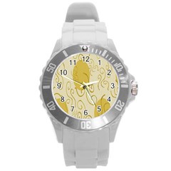 Sun Round Plastic Sport Watch (l)