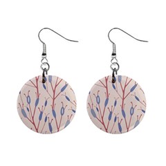 Abstract-006 Mini Button Earrings