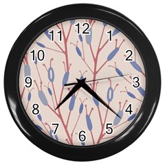 Abstract-006 Wall Clock (black) by nate14shop