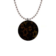 Star-of-david 1  Button Necklace by nate14shop