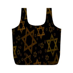 Star-of-david Full Print Recycle Bag (m) by nate14shop