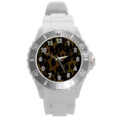 Star-of-david Round Plastic Sport Watch (l)