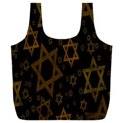 Star-of-david Full Print Recycle Bag (xxl) by nate14shop