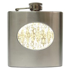 Star-of-david-001 Hip Flask (6 Oz) by nate14shop