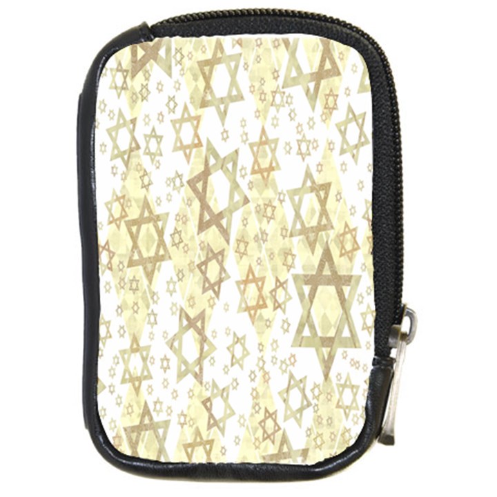 Star-of-david-001 Compact Camera Leather Case