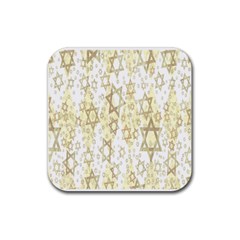 Star-of-david-001 Rubber Coaster (square) by nate14shop