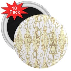 Star-of-david-001 3  Magnets (10 Pack)  by nate14shop