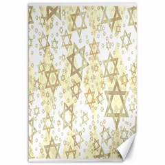 Star-of-david-001 Canvas 12  X 18  by nate14shop