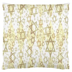 Star-of-david-001 Large Flano Cushion Case (two Sides)