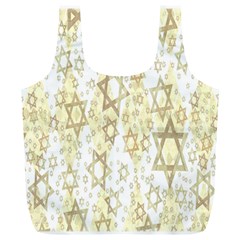 Star-of-david-001 Full Print Recycle Bag (xl) by nate14shop