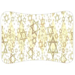 Star-of-david-001 Velour Seat Head Rest Cushion by nate14shop