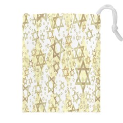 Star-of-david-001 Drawstring Pouch (5xl) by nate14shop