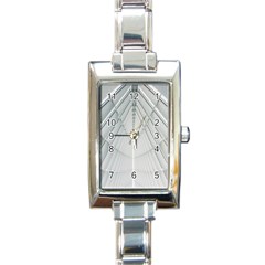 Architecture Building Rectangle Italian Charm Watch by artworkshop