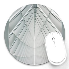 Architecture Building Round Mousepads by artworkshop