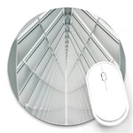 Architecture Building Round Mousepads Front