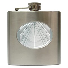 Architecture Building Hip Flask (6 Oz) by artworkshop