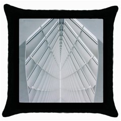 Architecture Building Throw Pillow Case (black)