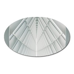 Architecture Building Oval Magnet by artworkshop