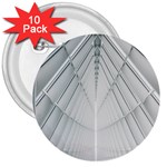 Architecture Building 3  Buttons (10 pack)  Front