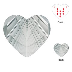 Architecture Building Playing Cards Single Design (heart)