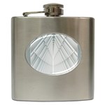 Architecture Building Hip Flask (6 oz) Front