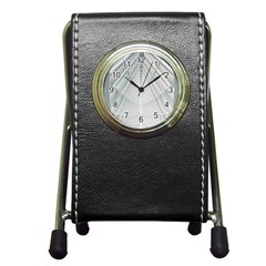 Architecture Building Pen Holder Desk Clock by artworkshop