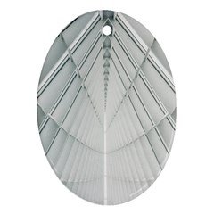 Architecture Building Oval Ornament (two Sides)