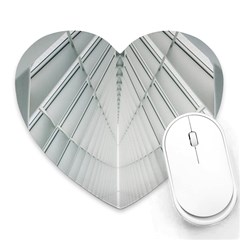 Architecture Building Heart Mousepads by artworkshop