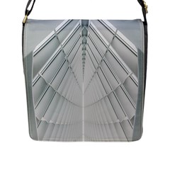 Architecture Building Flap Closure Messenger Bag (l) by artworkshop