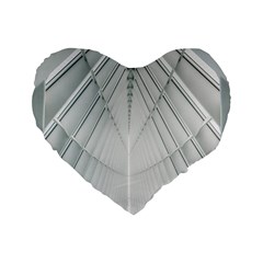 Architecture Building Standard 16  Premium Heart Shape Cushions by artworkshop