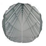 Architecture Building Large 18  Premium Flano Round Cushions Front