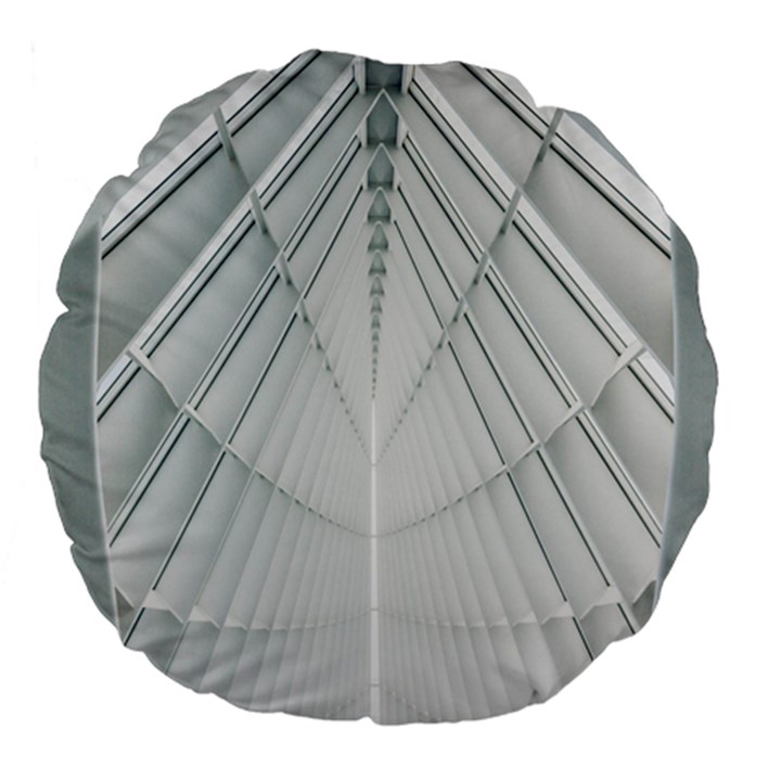 Architecture Building Large 18  Premium Flano Round Cushions