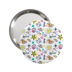 Drawing Pattern 2 25  Handbag Mirrors by artworkshop