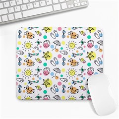 Drawing Pattern Large Mousepads by artworkshop