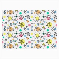 Drawing Pattern Large Glasses Cloth (2 Sides) by artworkshop