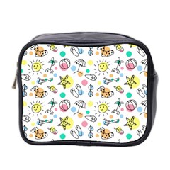 Drawing Pattern Mini Toiletries Bag (Two Sides)