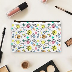 Drawing Pattern Cosmetic Bag (medium) by artworkshop