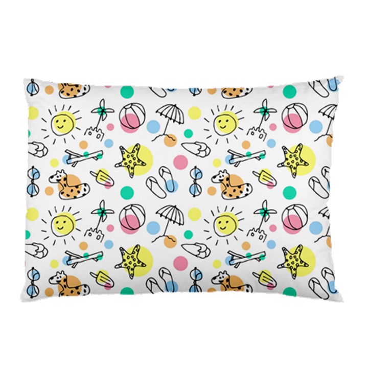 Drawing Pattern Pillow Case (Two Sides)