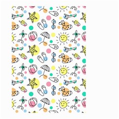 Drawing Pattern Small Garden Flag (two Sides) by artworkshop