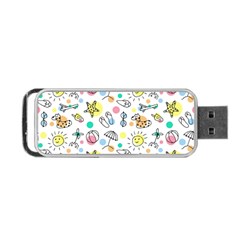 Drawing Pattern Portable Usb Flash (two Sides) by artworkshop