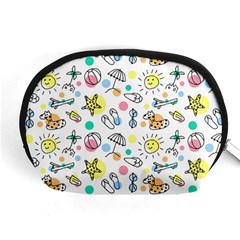 Drawing Pattern Accessory Pouch (medium) by artworkshop