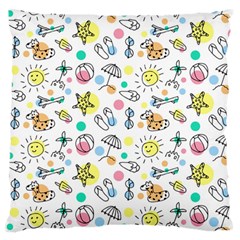 Drawing Pattern Standard Flano Cushion Case (one Side) by artworkshop