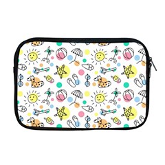 Drawing Pattern Apple Macbook Pro 17  Zipper Case by artworkshop