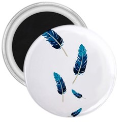 Feather Bird 3  Magnets by artworkshop